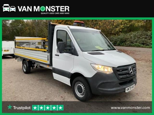 2020 Mercedes-Benz Sprinter 316 CDI L3 Dropside S/Cab Tail Lift (KM70HXU)