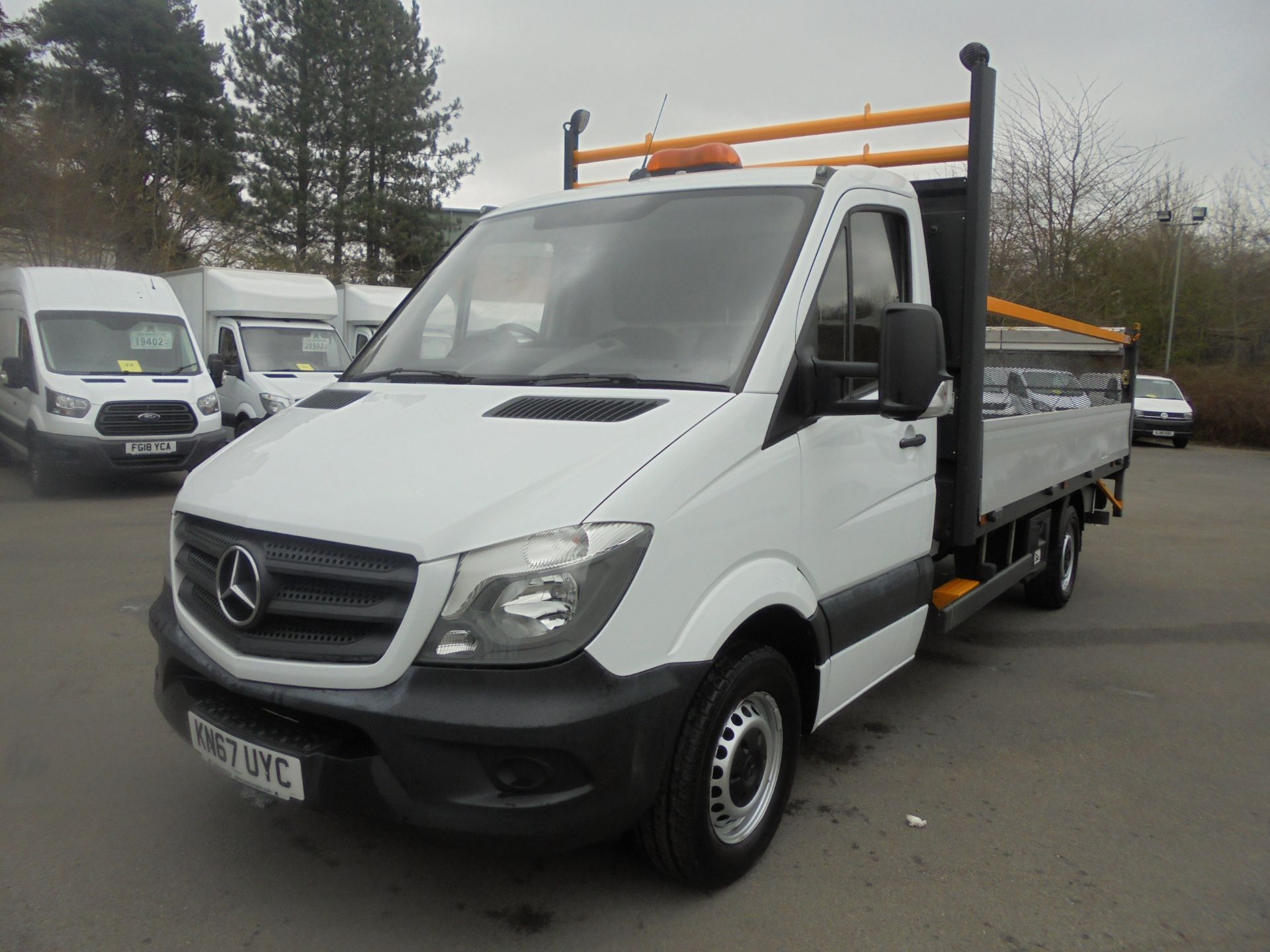 2017 MercedesBenz Sprinter 3.5T Single Cab Flatbed (KN67UYC) Van Monster