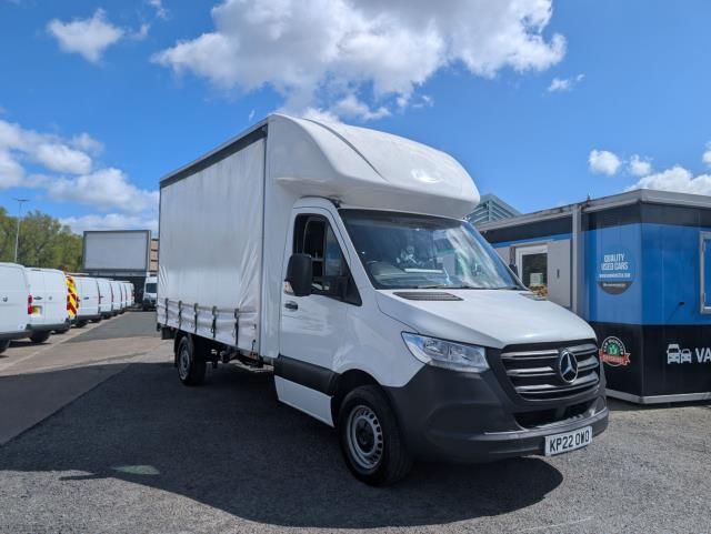 2022 Mercedes-Benz Sprinter 3.5T Hd LUTON CURTAINSIDE - Rare Curtain Side | Clean Example | Ready for Work (KP22OWO) Image 2