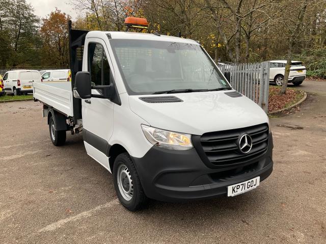 2021 Mercedes-Benz Sprinter 315 CDI L2 Progressive (S/Cab Tipper) (KP71GOJ) Image 2