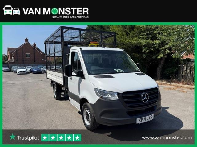 2021 Mercedes-Benz Sprinter 315 S/Cab Caged Tipper (KP71LWS)