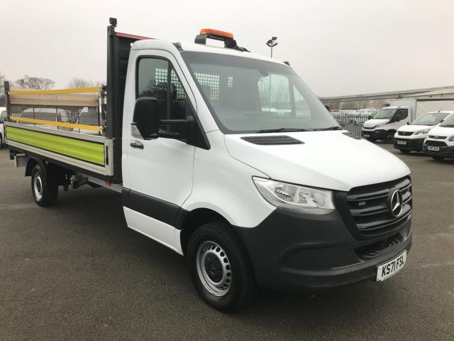 2022 Mercedes-Benz Sprinter 3.5T Progressive Dropside with Tail lift (KS71FSL) Image 2