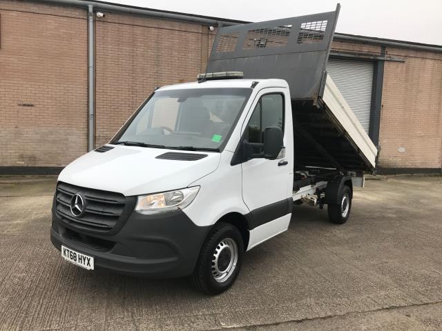 2019 Mercedes-Benz Sprinter 314CDI SINGLE CAB TIPPER 140PS  EURO 6 (KT68HYX) Image 2