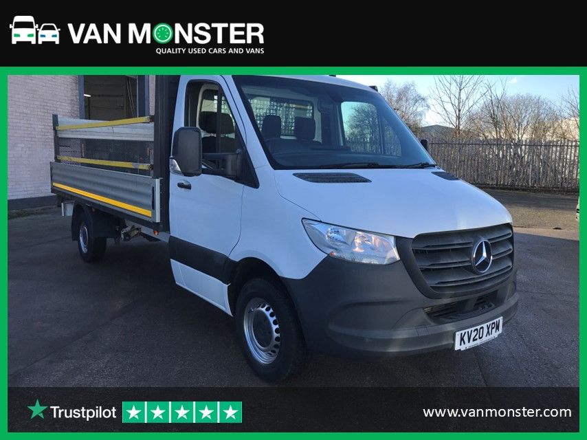 2020 Mercedes-Benz Sprinter 316CDI 13FT DROPSIDE 160PS EURO 6  TAIL LIFT (KV20XPM)