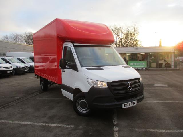 2019 Mercedes-Benz Sprinter 314 L3 RWD 3.5 TONNE LUTON TAIL LIFT (KX19TWM) Image 2