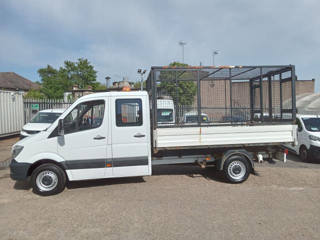 2017 Mercedes-Benz Sprinter 3.5T Crew Cab CAGED Tipper (KY67LZT) Image 10