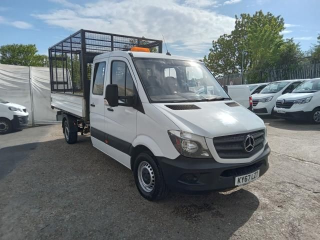 2017 Mercedes-Benz Sprinter 3.5T Crew Cab CAGED Tipper