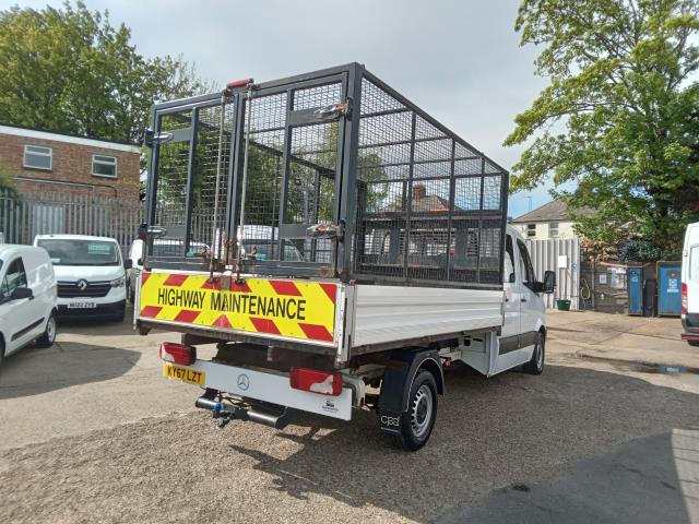 2017 Mercedes-Benz Sprinter 3.5T Crew Cab CAGED Tipper (KY67LZT) Image 9