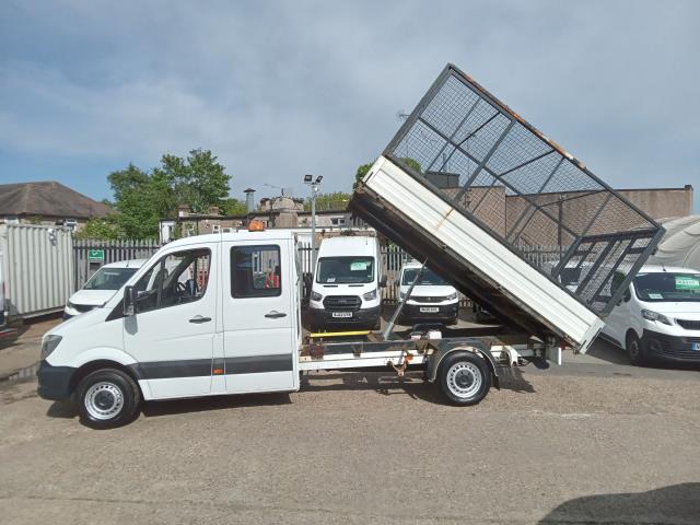 2017 Mercedes-Benz Sprinter 3.5T Crew Cab CAGED Tipper (KY67LZT) Image 14