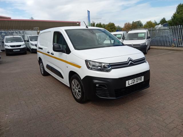 2021 Citroen Berlingo 1.5 Bhdi 850Kg Crew Van Enterprise 100Ps (LJ21DYR) Image 2