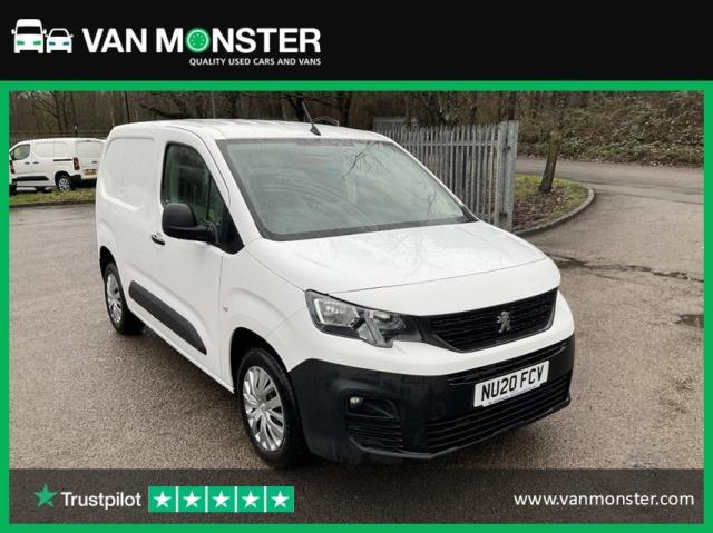 2020 Peugeot Partner 1000 1.5 Bluehdi 100 Professional Van (LIMITED 70MPH) (NU20FCV)