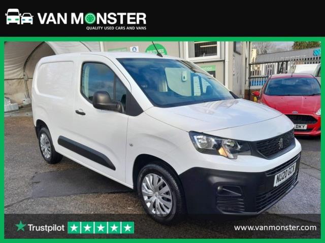 2020 Peugeot Partner 1000 1.5 Bluehdi 100 Professional Van LIMITED TO 70 MPH  (NU20GCX) Image 1