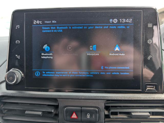 2020 Peugeot Partner 1000 1.5 Bluehdi 100 Professional Van (NU20SYX) Image 23