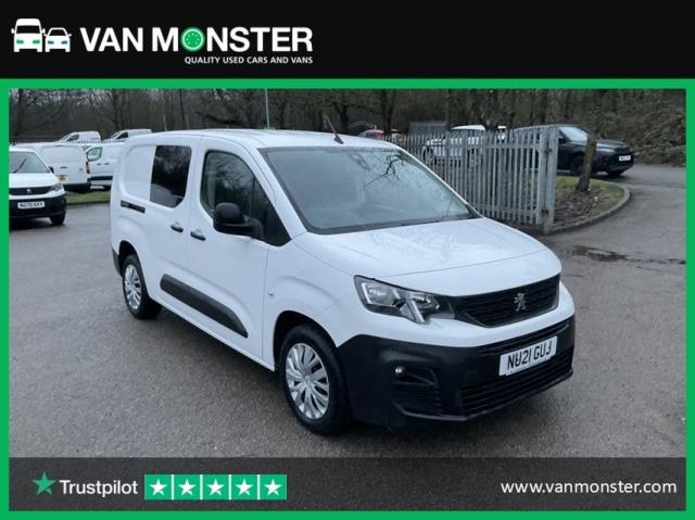 2021 Peugeot Partner 850 1.5 Bluehdi 100 Professional Crew Van (NU21GUJ)