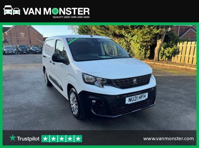 2021 Peugeot Partner 850 1.5 Bluehdi 100 Professional Crew Van (70mph Speed Limiter) (NU21HFH)