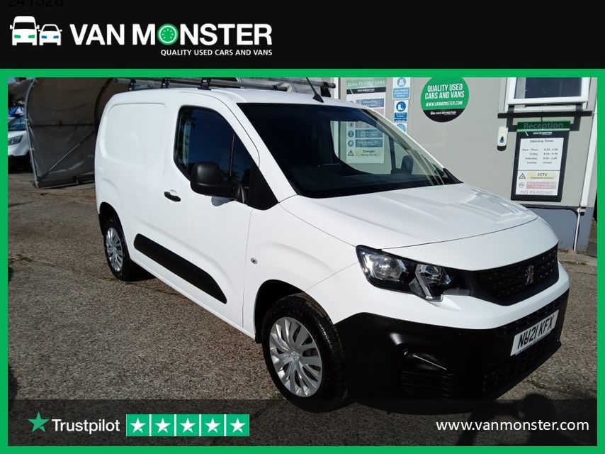 2021 Peugeot Partner 1000 1.5 Bluehdi 100 Professional Van (NU21KFX)