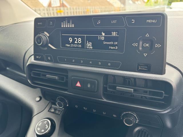 2021 Peugeot Partner 1000 1.5 Bluehdi 100 Grip Van EURO 6 (NU21LRO) Image 23
