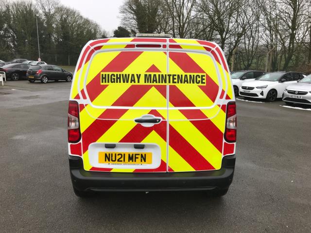 2021 Peugeot Partner 1000 1.5 Bluehdi 100 Grip Van (NU21MFN) Image 8