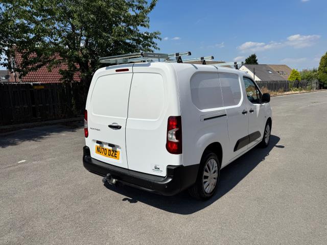 2020 Peugeot Partner 850 1.5 Bluehdi 100 Professional Crew Van (NU70DZE) Image 9