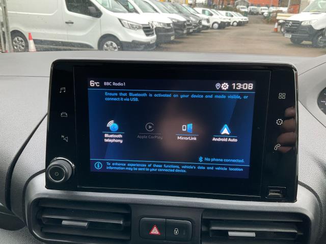 2020 Peugeot Partner 950 1.5 Bluehdi 100 (LONG) Professional Van (Limited 70MPH) (NU70EOC) Image 23