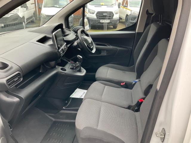 2020 Peugeot Partner 950 1.5 Bluehdi 100 (LONG) Professional Van (Limited 70MPH) (NU70EOC) Image 7