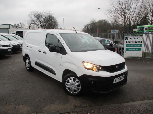 2020 Peugeot Partner LONG 850 1.5 BLUE HDI 100PS PROFESSIONAL CREW VAN (NU70WGN) Image 2