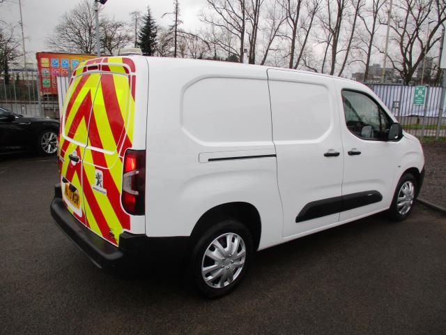 2020 Peugeot Partner LONG 850 1.5 BLUE HDI 100PS PROFESSIONAL CREW VAN (NU70WGN) Image 4