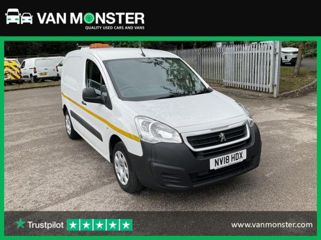 2018 Peugeot Partner 850 1.6 Bluehdi 100 Professional Van [Non Ss] (NV18HDX)
