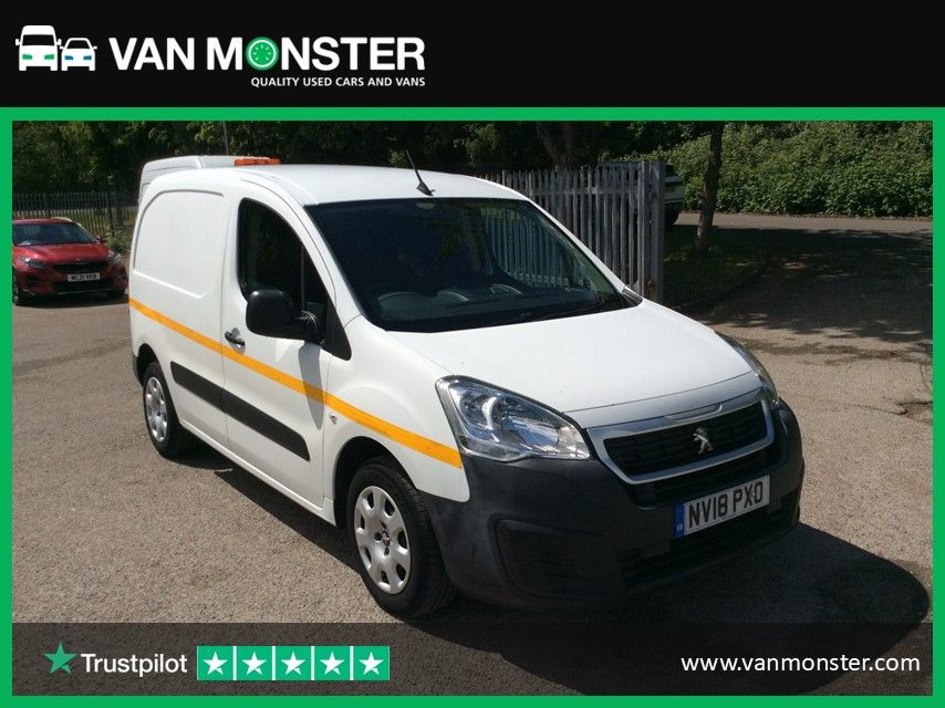 2018 Peugeot Partner 850 1.6 Bluehdi 100 Professional Van (NV18PXO)