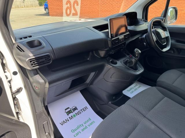 2019 Peugeot Partner 1000 1.5 Bluehdi 100 Professional Van *70 MPH SPEED RESTRICTED (NV19ZFH) Image 29
