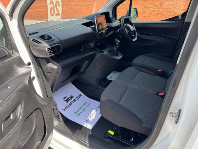 2019 Peugeot Partner 1000 1.5 Bluehdi 100 Professional Van *70 MPH SPEED RESTRICTED (NV19ZFH) Image 28