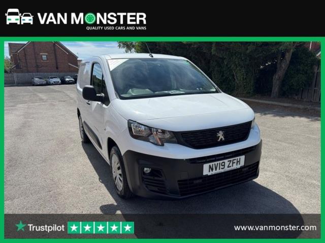 2019 Peugeot Partner 1000 1.5 Bluehdi 100 Professional Van *70 MPH SPEED RESTRICTED (NV19ZFH)