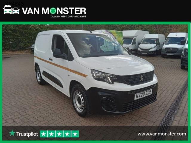 2020 Peugeot Partner 1000 1.5 Bluehdi 100 Grip Van (LIMITED TO 70MPH) (NV20EDR)