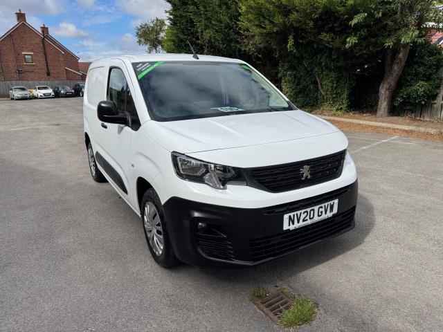 2020 Peugeot Partner 1000 1.5 Bluehdi 100 Professional Van Euro 6 SPEED RESTRICTED 70 MPH  (NV20GVW) Image 2