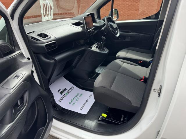 2020 Peugeot Partner 1000 1.5 Bluehdi 100 Professional Van Euro 6 SPEED RESTRICTED 70 MPH  (NV20GVW) Image 28