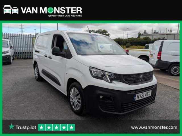 2021 Peugeot Partner 850 1.5 Bluehdi 100 Professional Crew Van - Crew Cab | Work Ready | Trusted Dealer (NV21AYL)