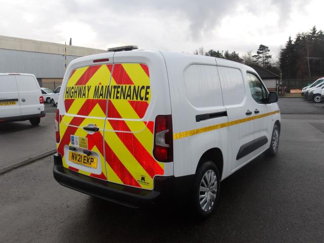 2021 Peugeot Partner 950 1.5 Bluehdi 100 Professional Van      *70mph ltd* (NV21EKP) Image 7