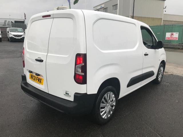 2021 Peugeot Partner L1 1000 1.5BLUE HDI 100PS PROFESSIONAL EURO 6 (NV21FMX) Image 4