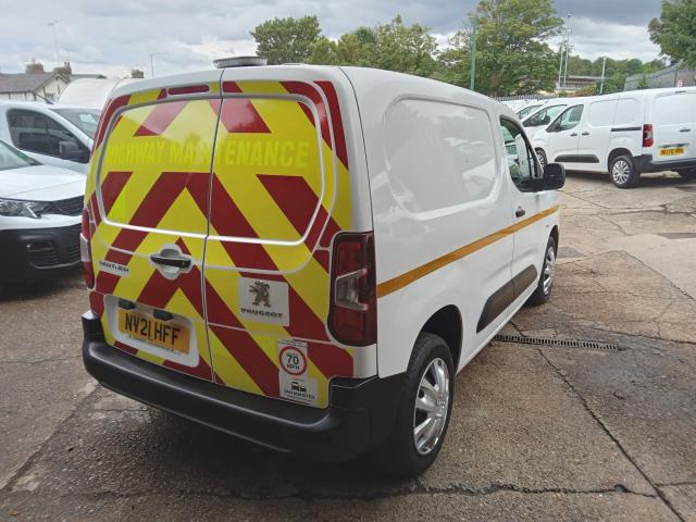 2021 Peugeot Partner 1000 1.5 Bluehdi 100 Professional Van (NV21HFF) Image 8