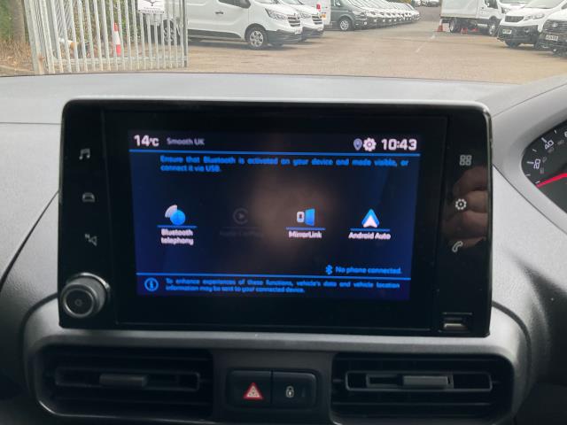 2021 Peugeot Partner 1000 1.5 Bluehdi 100 Professional Van (NV21HZP) Image 20