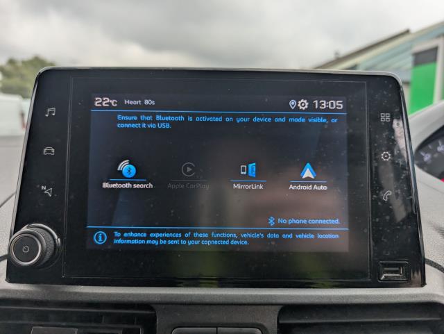 2021 Peugeot Partner 1000 1.5 Bluehdi 100 Professional Van *TV* (NV21KJU) Image 24
