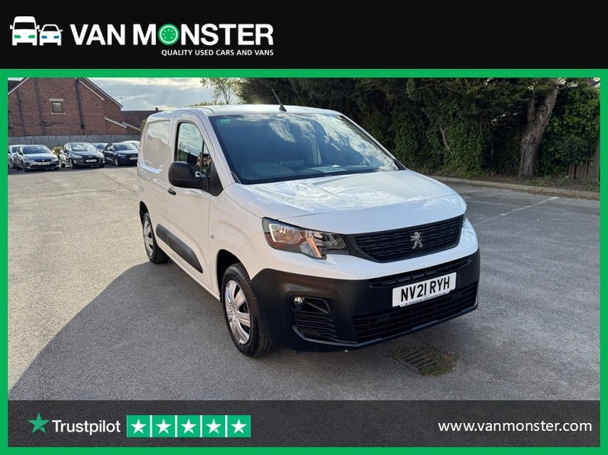 2021 Peugeot Partner 1000 1.5 Bluehdi 100 Professional Van (NV21RYH)