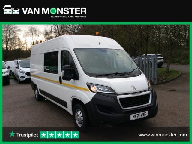 2021 Peugeot Boxer 2.2 Bluehdi H2 S Van 140Ps (Welfare Van) (LIMITED 68MPH) (NV21VWK)