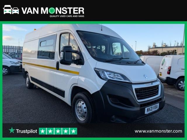 2021 Peugeot Boxer 2.2 BlueHDi 335 S 5dr L3 H2 Welfare Van Euro 6 (140 PS)(s/s) (NV21VXA)