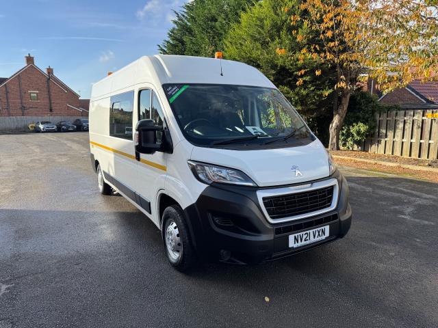 2021 Peugeot Boxer 2.2 Bluehdi H2 S Van 140Ps Welfare Van *70 MPH Restricted (NV21VXN) Image 2