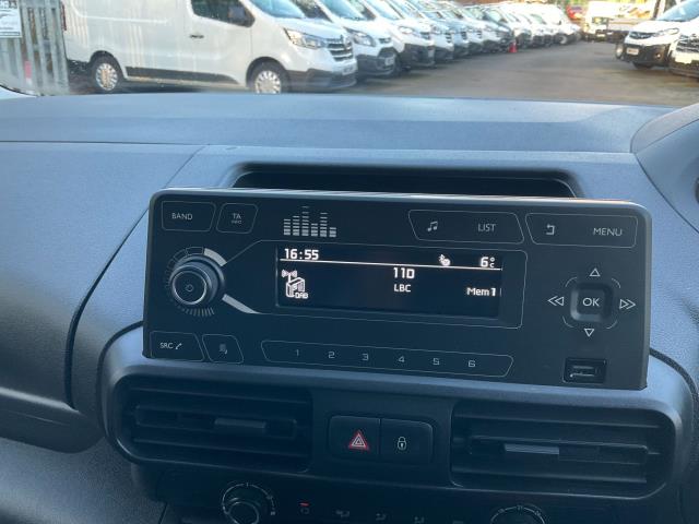 2021 Peugeot Partner 1000 1.5 Bluehdi 100 Grip Van (NV70SVW) Image 20