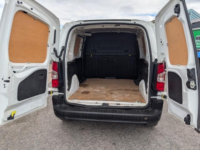 2021 Peugeot Partner 1000 1.5 Bluehdi 100 Professional Van *TV* (NV70TRZ) Image 9