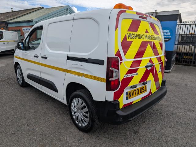 2021 Peugeot Partner 1000 1.5 Bluehdi 100 Professional Van (NV70USJ) Image 8