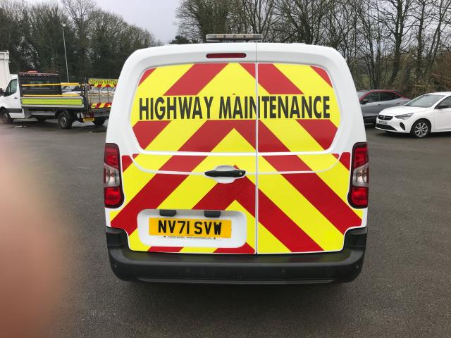 2022 Peugeot Partner 850 1.5 Bluehdi 100 Professional Premium Crew Van (NV71SVW) Image 8