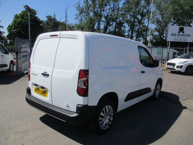 2022 Peugeot Partner 1000 1.5 Bluehdi 100 Professional Van (NV71UME) Image 4